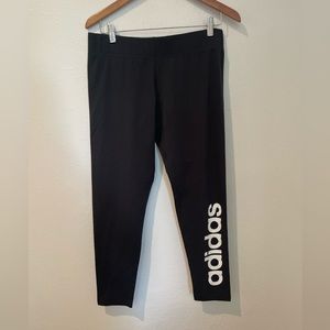 ADIDAS Everyday Wear Causal Workout Gym Leggings Blk L
